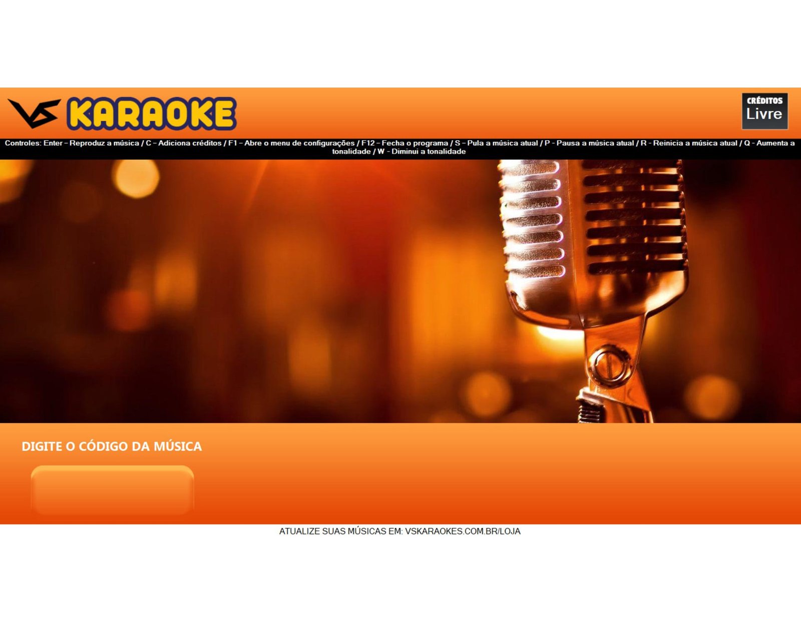 PROMOÇÃO! Programa Karaoke 2.0 Nova Versão + 9800 Músicas para PC 2023 - VS  Karaokês