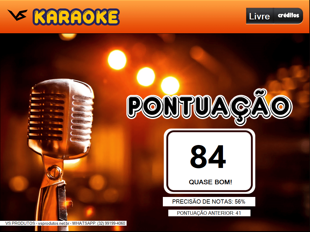 PROMOÇÃO! Programa Karaoke 2.0 Nova Versão + 9800 Músicas para PC 2023 - VS  Karaokês